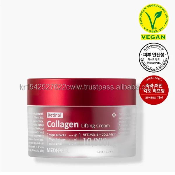 Alta calidad Medi-Peel Retinol Colágeno Lifting Cream 50ml HECHO EN COREA antiarrugas, estiramiento de la piel, estiramiento de la piel