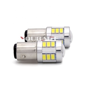 S25 1157 1156 Led ampuller 5730 18smd LED T20 T20 Car 7443 7440 3156 3157 dönüş fren sinyal ışığı araba için - Product Image 2