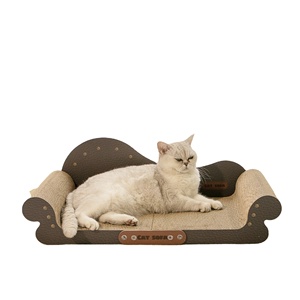 Xu hướng sản phẩm <span class=keywords><strong>2025</strong></span> New arrivals cho vật nuôi bán buôn sang trọng mèo gãi sofa lớn sóng mèo scratcher giường - Product Image 1