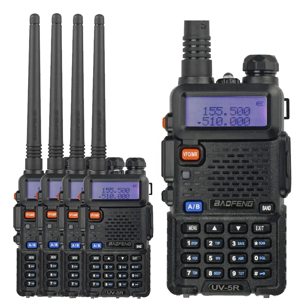 Baofeng uv5r 5w 8W uv 5r uv-5r double bande uhf vhf jouet portable sans fil radio bidirectionnelle talkie-walkie jambon radio longue portée