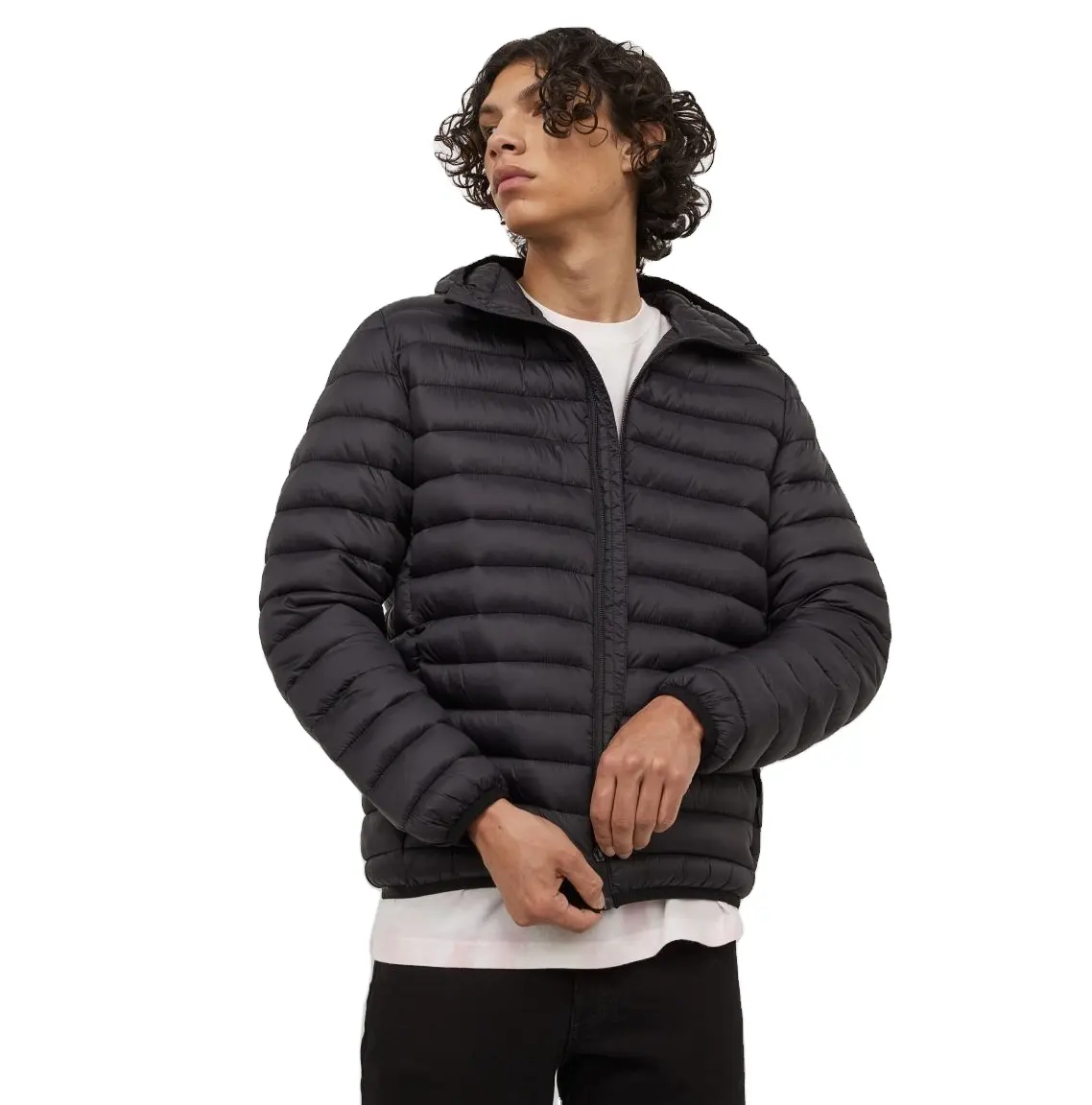 Jaqueta acolchoada bomber/puffer masculina, casaco acolchoado para homens, alta qualidade, personalizado, de alta qualidade