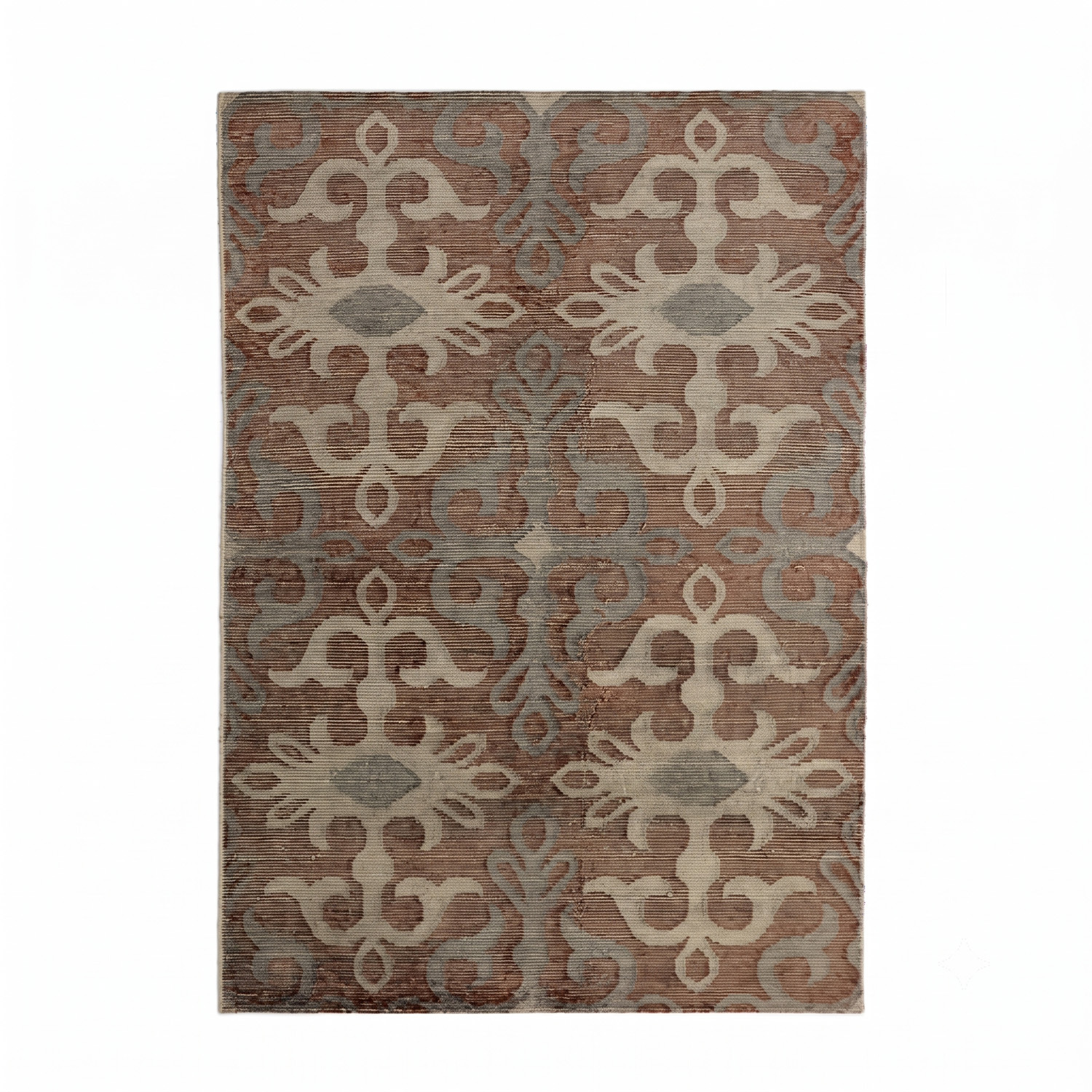 Beige terre cuite et gris
