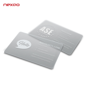 カスタムプリントミニ名刺耐候性PET素材防水機能13.56 MHz PVC RFID NFCタグLF/HF/UF周波数 - Product Image 5