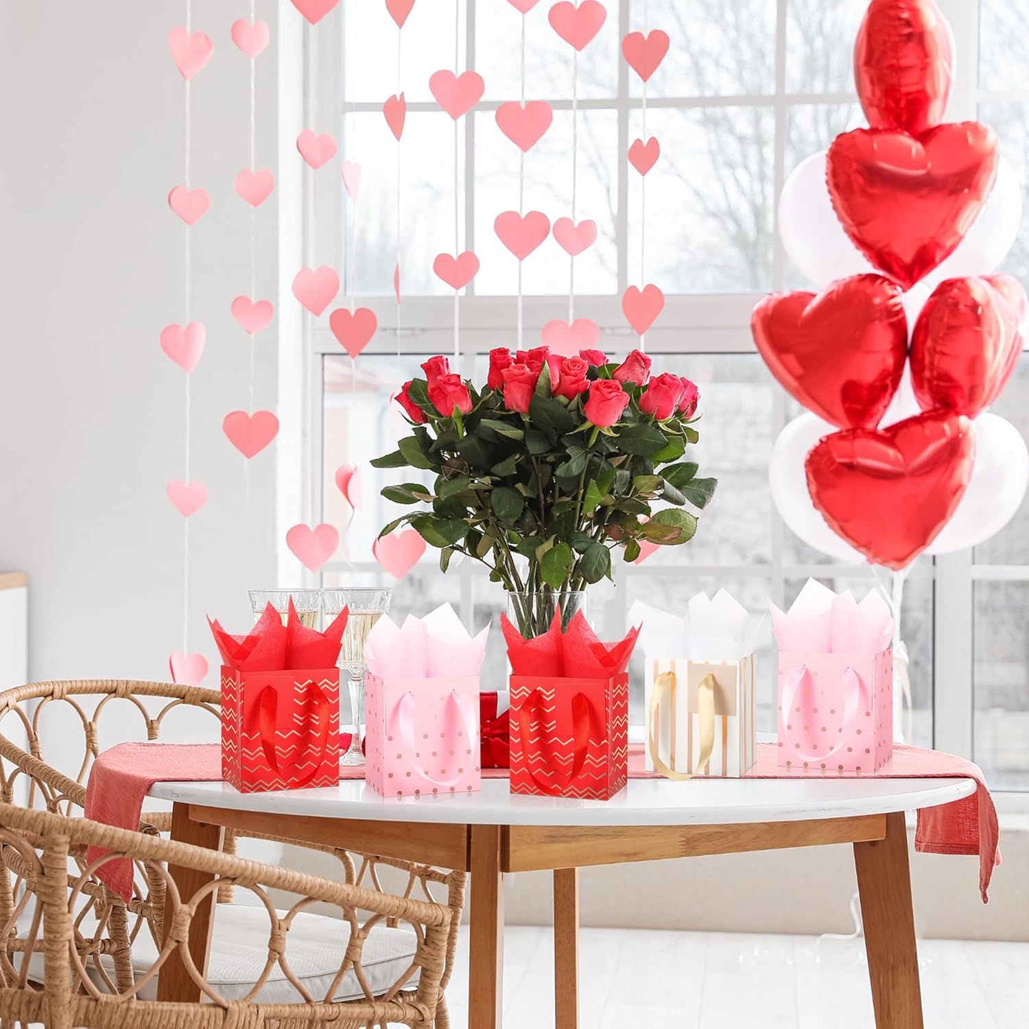 Rouge Rose Blanc Couleur