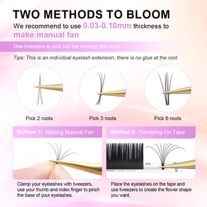 NAGARAKU False Mink Eyelash Extensions Mixed Length 8-15mm Fake Synthetic Mink Natural <strong>Lashes</strong> - Product Image 3