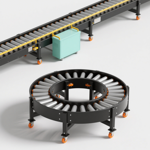 Hochwertiger Stahl rollen förderer zum Be-und Entladen von Containern Reifen/Kartons - Product Image 2