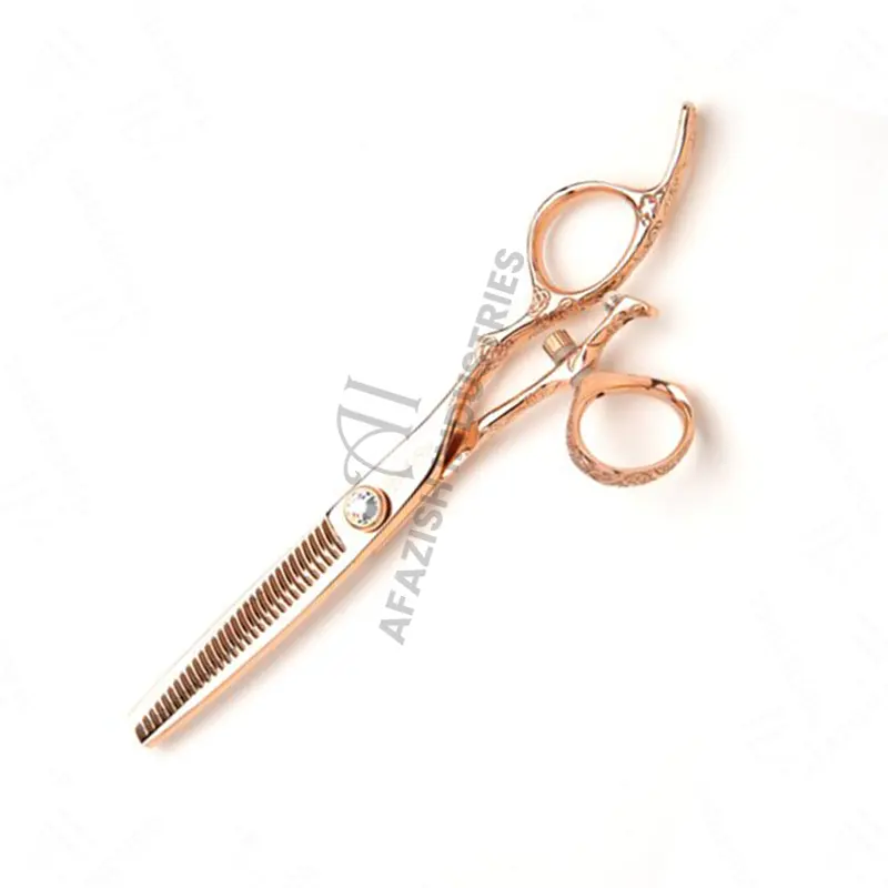 Salon Thinning Scissors Fix Hook And Inserted Finger Rings Barber Scissors German Steel Hair Thinning Scissors