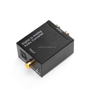 電源付きデジタル-アナログオーディオコンバーターデジタル光信号-アナログ信号コンバーター - Product Image 1