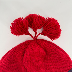 מותאם אישית oem oem נשים mens יוניסקס חורף אופנה pompom bubble beanie דפוס פס ג 'ק טרנדי רך אופנתי