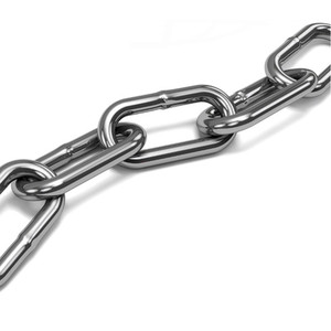 DIN766 Welded <strong>Chain</strong> 304 316 Stainless Steel Anchor Linking <strong>Chain</strong> 8mm Iron <strong>Tire</strong> Protection <strong>Chain</strong> for Ship Hardware Application - Product Image 1