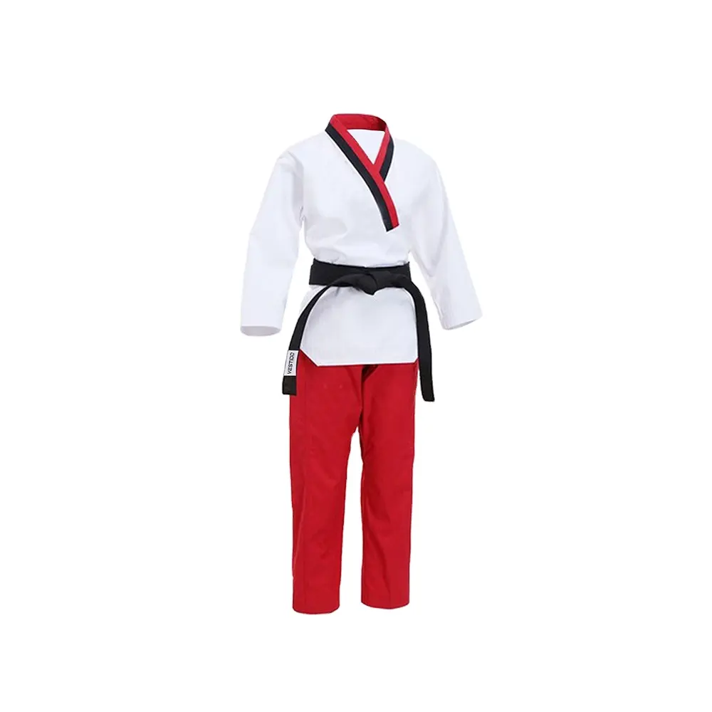 Taekassistdo colar v branco personalizado, uniforme de cor branca trajes