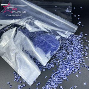Şişe etiketi için baskılı PVC Shrink kollu için Transaperent PVC bileşik granülleri parçacık reçine - Product Image 2
