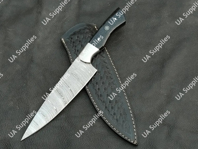 Black Resin & Steel Bolster