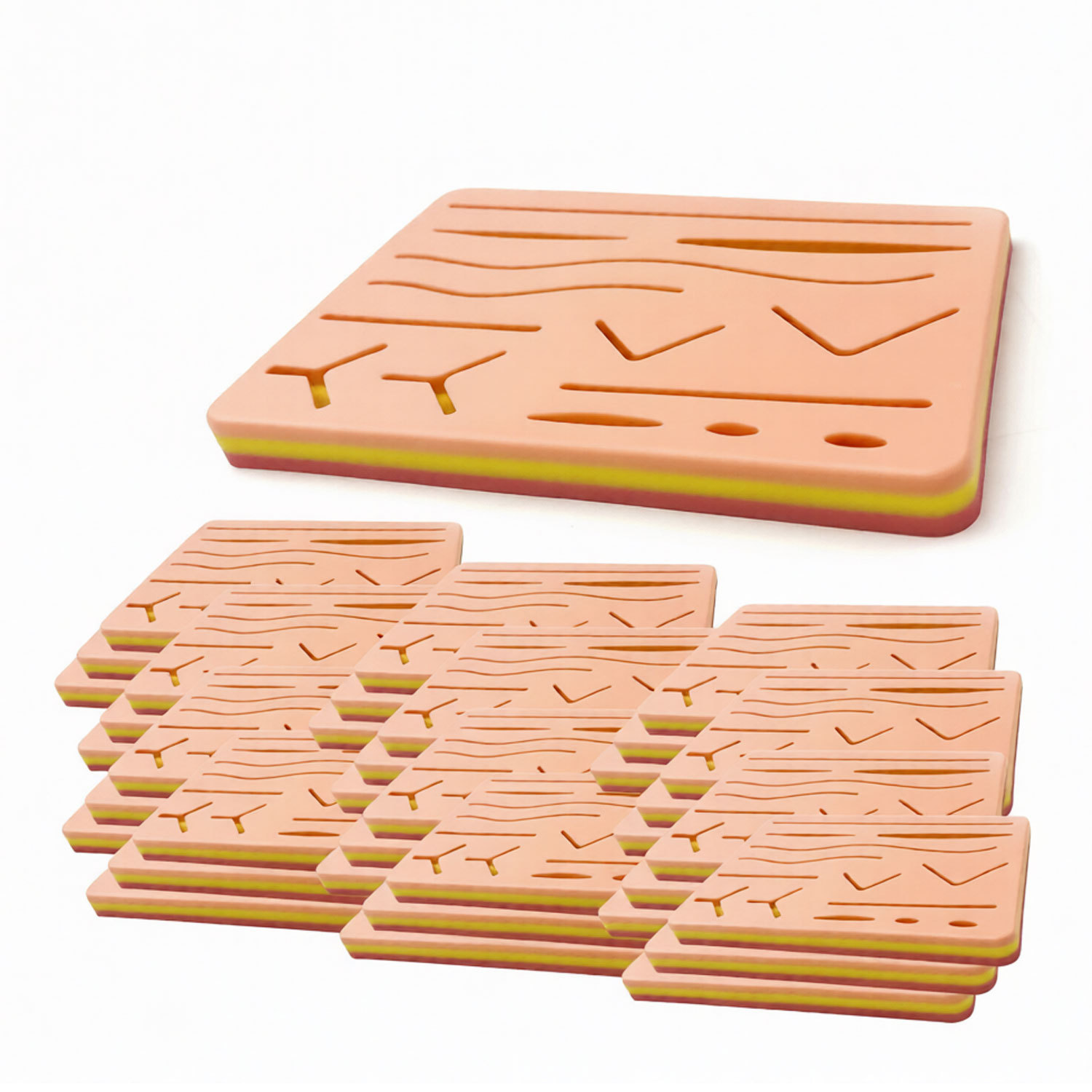 Medical Skin Suture Practice Silicone Pad