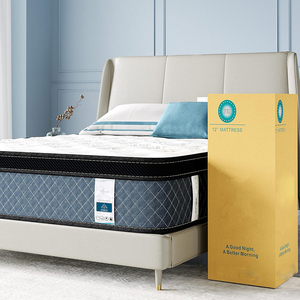 Materasso sottovuoto compresso da 12 pollici In Memory Foam per letto all'ingrosso materasso a molle elicoidali In scatola di cartone 7 Zone materasso In Memory Foam - Product Image 5