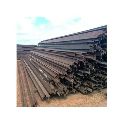 RAIL R50 R65 SCRAP utilisé la ferraille de rail R50 R65 Bulk HMS 1 & 2 pour la construction.