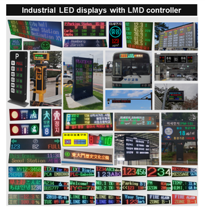 P3 48x384mm, Industrial Real-time LED <strong>Text</strong> <strong>Message</strong> Display Kit for Parking Lot, PLC PC Embedded, RS232 Indoor