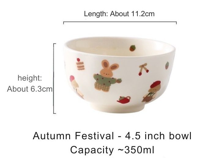 4.5 inch bowl (Autumn Festival)