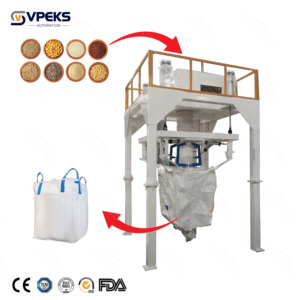 Linha de embalagem para sacos grandes VPEKS Sistema de sacos de toneladas Máquina de embalagem automática de enchimento a granel FIBC de pesagem