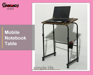 New Design Swivel <strong>Notebook</strong> <strong>Table</strong> Movable Laptop <strong>Table</strong> With Wheels <strong>Computer</strong> <strong>Table</strong> With Castors - Product Image 4
