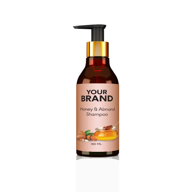 Su marca Honey & Almond Hair Shampoo | Retiene la humedad del cabello- (210ml)