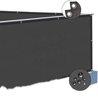Подгонянный полиэстер водонепроницаемый балкон Net Privacy Screen Mesh - Product Image 5