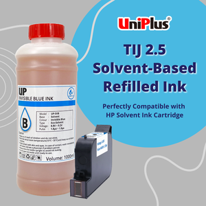 Uniplus TIJ2.5溶剤ベースのインビジブルブルーインク、インビジブルレッドインク1000ml - Product Image 4