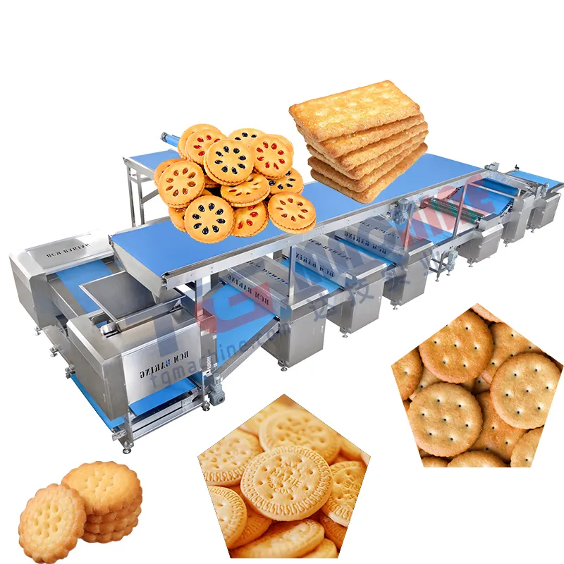Máquina automática de producción de galletas de soda de gran capacidad y fácil operación