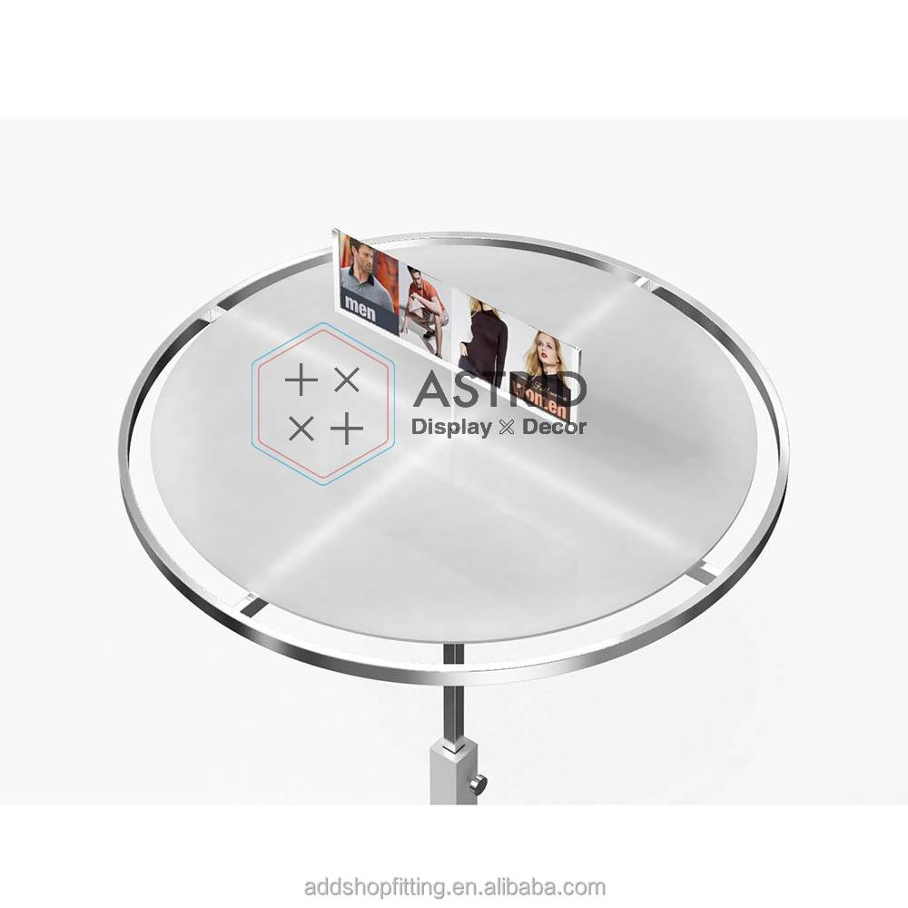 ชั้นวางโครเมียม C2 ฐานสีขาว อะคริลิกเคลือบด้านโปร่งแสง