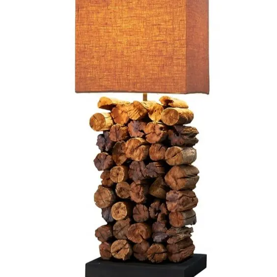 Lámparas de mesa de madera modernas