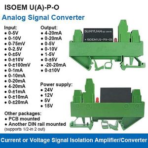 DIN-Rail Multi-segnale isolato trasmettitore tensione/corrente di ingresso/uscita supporto PLC programmazione compatibile - Product Image 4