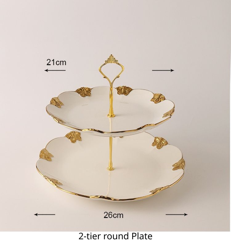2-tier round Plate