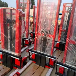 可调1600毫米手动叉车堆垛机pu轮批发价手动托盘车搬运设备PLC核心 - Product Image 6