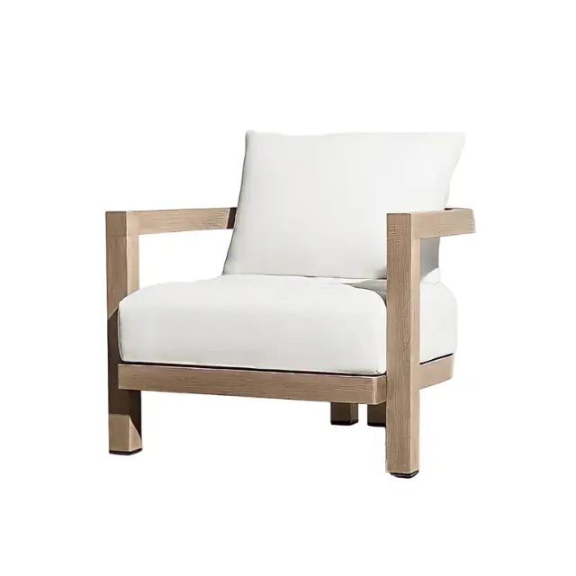 आधुनिक असबाबवाला सिंगल सोफा कुर्सी सफेद नॉर्डिक लहजे कुर्सी कमरे में रहने वाले विलासिता के लिए