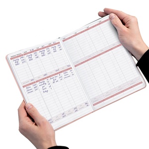 Custom <strong>Printing</strong> Manufacturers Leather Income and Expense Tracker/<strong>Log</strong> Book Hardcover Record <strong>Notebook</strong> <strong>with</strong> Receipt Pocket - Product Image 4