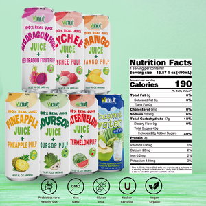 VINUT tarihi suyu içeceği 330ml-özel markalama için ücretsiz numune ile Premium şekersiz meyve suyu - Product Image 2