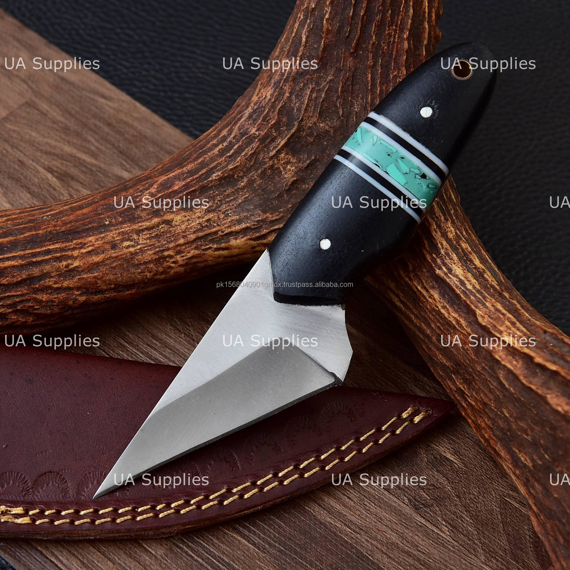 Micarta negra y espaciador de resina
