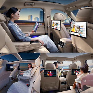 13.3 Inch 4G Wifi GPS Taxi Android IPS <strong>LCD</strong> Touch Screen Monitor Video HD Resolution Car Taxi Advertising Headrest Screen - Product Image 4