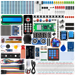 LAFVIN Raspberry Pi Pico W Ultimate Starter Kit mit 450 Artikeln, 117 Projekte unterstützen das Micro Python C/C-Programm für Arduino IDE
