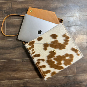 Multifunktion ale magnetische hand gefertigte Leder-Umhängetasche für Damen für MacBook Luxury Cowhide Envelope Laptop-Taschen