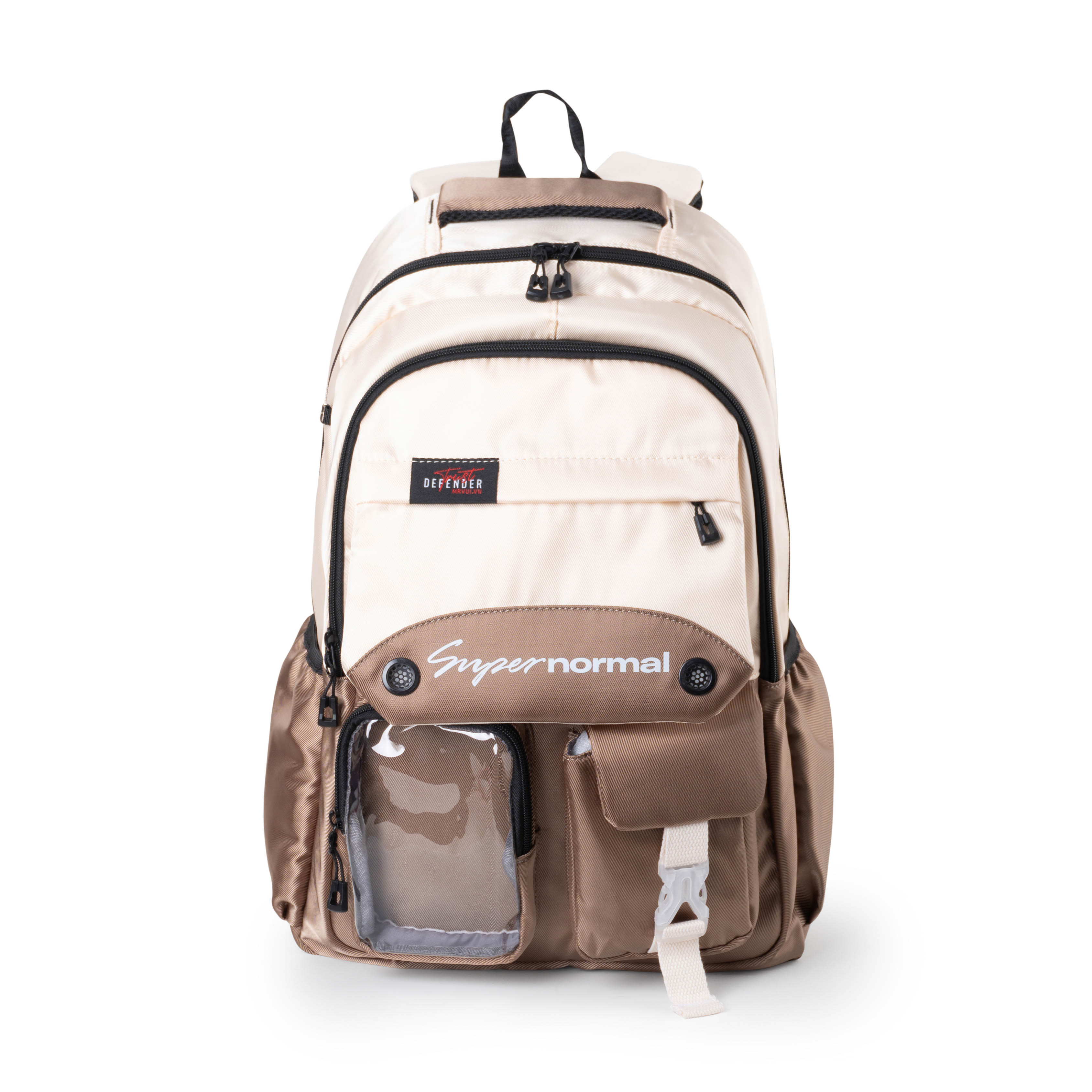 Brown/White
