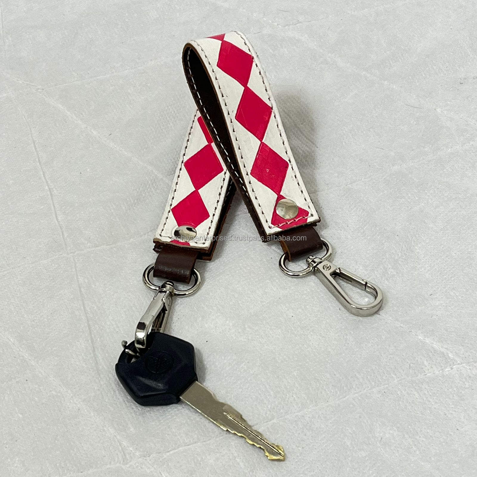 Pink & White Checkered