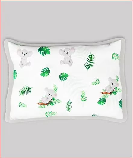 white with green printed