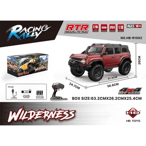 HB-R1001 Remote Control Truck <strong>1</strong>/<strong>10</strong> Full Scale Electric Off-Road Rock Crawler Simulation <strong>RC</strong> 4x4 Climbing Vehicle Model Car <strong>Toys</strong> - Product Image 2