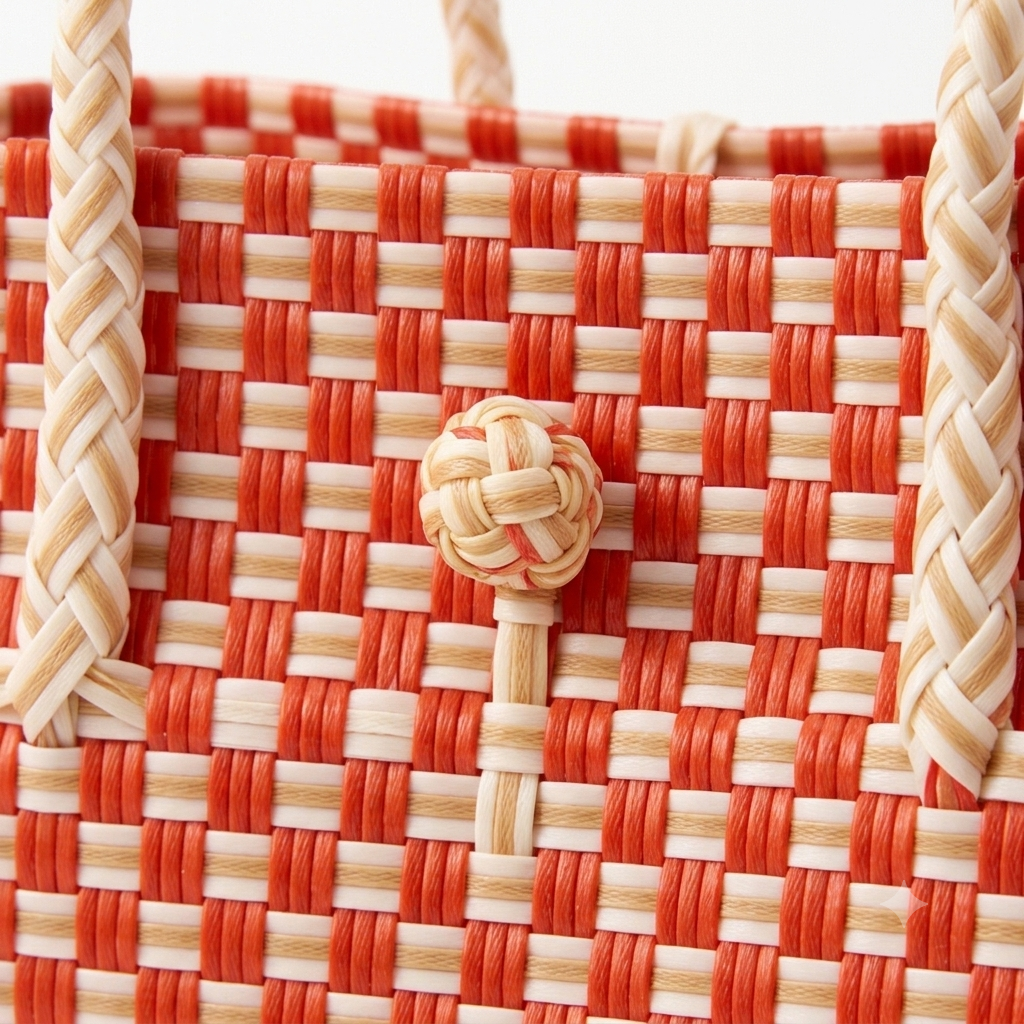 Raya Roja y Blanca con Detalles en Oro