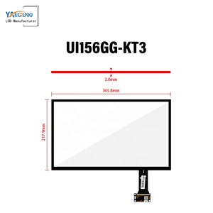 Módulos LCD BOE 15,6 pulgadas alta relación de contraste 500NITs brillo 178 ° ángulo de visión Partido de vidrio táctil y placa de controlador - Product Image 5