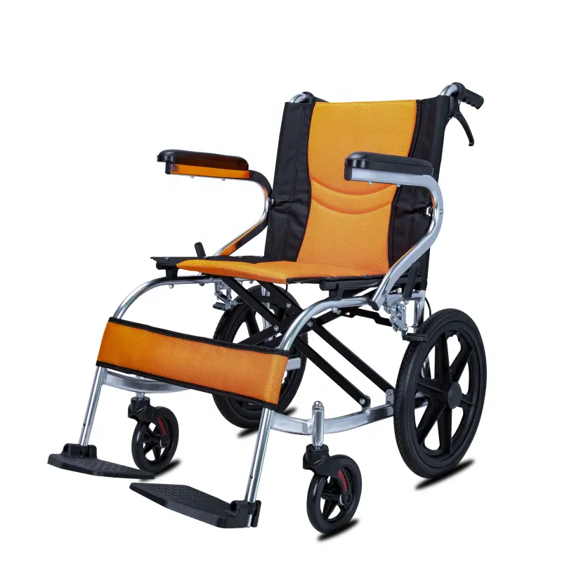 stroller wheelchair adults lightweight for seniors aluminum wheelchair manufacturer FACTORY PRICE