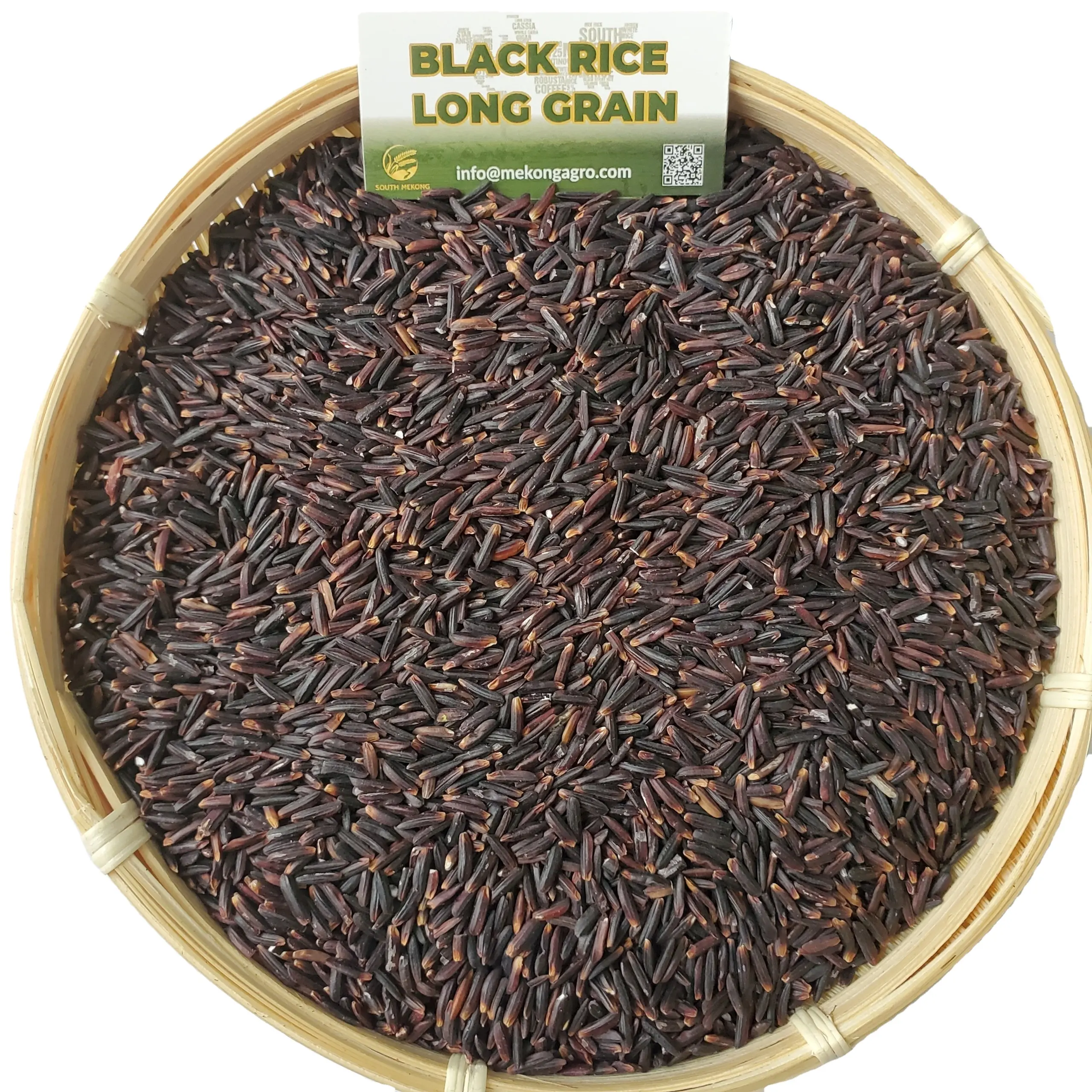 Arroz negro: arroz saludable de primera calidad para el mercado europeo suministrado por el principal exportador mundial de arroz