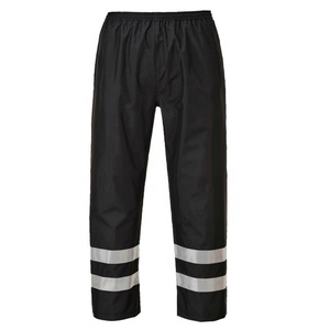 High Visibility Bib Pant Safety Rain Gear, Hi Vis, Waterproof, <strong>Reflective</strong>, Work Overalls for Men - Product Image 1