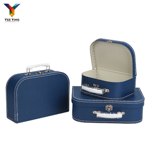 <strong>Plain</strong> Suitcase Memory <strong>Box</strong> Packaging Decorative <strong>Toy</strong> Suitcase Shaped Cardboard Suitcase with Handle - Product Image 5